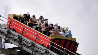 Tidal Wave 🌊 Ride in Amity Cove at Thorpe Park Resort 🇬🇧 [upl. by Ellis]