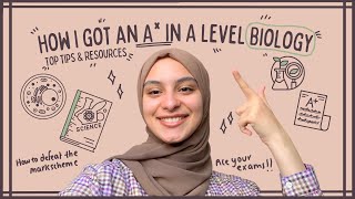 HOW I GOT A IN A LEVEL BIOLOGY  TOP revision tips resources notes amp websites to ace your exams [upl. by Joung]