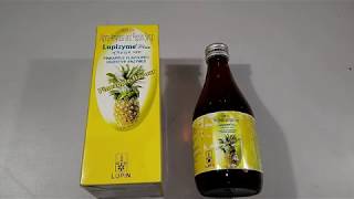 Lupizyme Plus Syrup Uses Dosage And Benefits पुरानी गैस कब्ज अपच से तुरंत आराम [upl. by Jeavons]