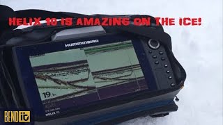 Humminbird Helix 10 is AMAZING on the ICE Unbelievable Speed amp Clarity [upl. by Adlemi]