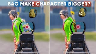 Backpack vs No Backpack Character Movement And Hitbox For BGMI PUBG MOBILE Tips And Tricks [upl. by Burchett]