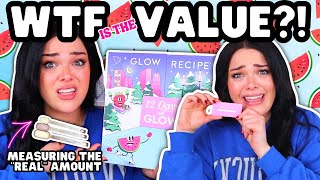 WTF IS THE VALUE 75 Glow Recipe Calendar Unboxing [upl. by Eiddet]