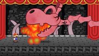 Epic Paper Mario Walkthrough Part 1 Arczar Dragon Boss Battle [upl. by Auroora]