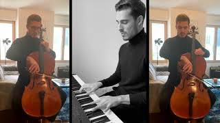 Ludovico Einaudi  Nuvole Bianche  Cover Piano amp Cello [upl. by Meihar]