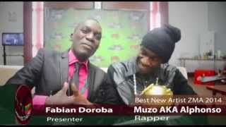 Best New Artist ZMA 2014 Muzo AKA Alphonso Interview [upl. by Liss281]