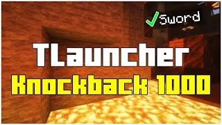 How To Get Knockback 1000 Stick in Minecraft Tlauncher 1201 [upl. by Dionisio]