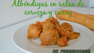 Albóndigas en salsa de cerveza y curry [upl. by Niriam168]