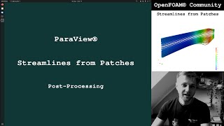 Streamlines With Patch Seeds ∇ ParaView® [upl. by Winshell]