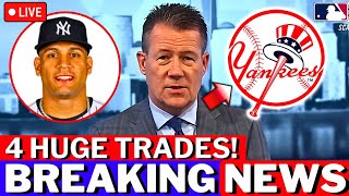 MLB BOMB YANKEES MAKING 4 HUGE TRADES AGUSTIN RAMIREZ CONFIRMED NEW YORK YANKEES NEWS [upl. by Enilauqcaj]