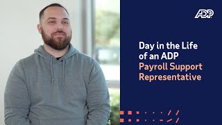 Day in the Life of an ADP Payroll Support Representative [upl. by Tani]