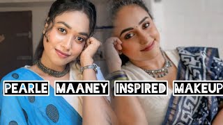 Pearle maaney inspired makeup look💜🌎PearleMaaneyShow trending makeup viralvideo subscribe [upl. by Nyleahs844]