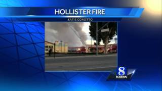 Two of four Hollister businesses hit by Sunday fire destroyed [upl. by Range]