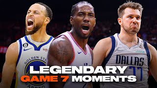 LEGENDARY GAME 7 Moments of the NBA 🤯 [upl. by Groveman]