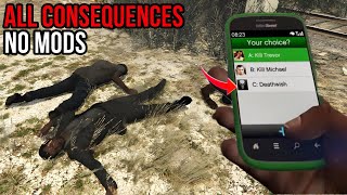 What Happens If you Choose OPTION C  DEATHWISH in GTA 5  NO MODS [upl. by Secrest880]