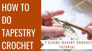 How to Tapestry Crochet for Beginners Crochet Tutorial [upl. by Skippy]