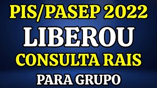 PISPASEP LIBEROU CONSULTA RAIS PARA GRUPO DE TRABALHADORES [upl. by Belshin964]