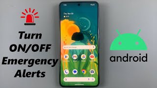 How To Turn ON OFF Emergency Alerts On Android Phone [upl. by Sirac340]