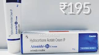 Atonide H cream hydrocortisone cream uses side effects precautions [upl. by Gabler704]