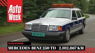 MercedesBenz 250TD W124  1986  2102867 km  AutoWeek Klokje Rond [upl. by Niuq]