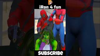 GTA V Ironman and Deadpool plan To kidnap Hulk sister in GTA 5 🤯 [upl. by Nohtan450]