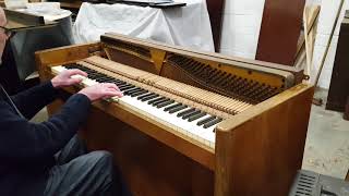 Eavestaff Minipiano Undergoing refurbishment [upl. by Garnes]