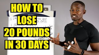 3 Simple Habits to Help You Lose 20 Pounds in 30 Days [upl. by Mada]