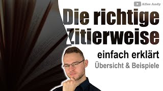 Die richtige Zitierweise für DICH [upl. by Aihseuqal77]