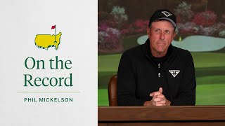 Phil Mickelson Reflects on a Great Day at Augusta National  The Masters [upl. by Ehc]