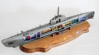 1144 Uboat with Interioramp lights  Revell  complete build [upl. by Danni]