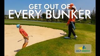 How to Get Out of Bunkers First Time Every Time  Fairway Green side Plugged Lies Fried Egg [upl. by Mafalda]