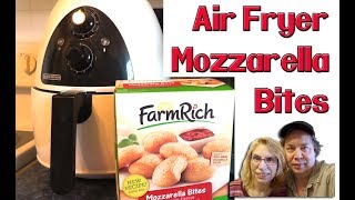 AIR FRYER Mozzarella Bites  No Oil added [upl. by Erik220]