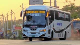 Tungipara Express Ac Dhaka  Gopalgonj  Khulna Top 1 Bus Service Karim Motors music buslovers 💝 [upl. by Ahsaenat]