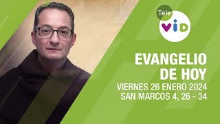 El evangelio de hoy Viernes 26 Enero de 2024 📖 LectioDivina TeleVID [upl. by Atinauq]