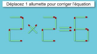 énigmes dallumettes 346 [upl. by Akerboom]