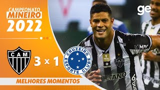 ATLÉTICOMG 3 X 1 CRUZEIRO  MELHORES MOMENTOS  FINAL MINEIRO 2022  geglobo [upl. by Anasiul]