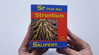 Aquaplantsonline  Unboxing Salifert Strontium Sr test [upl. by Ydnec]