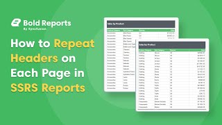 StepbyStep Guide Adding Headers to Every Page in Your Report  Bold Reports [upl. by Savvas249]