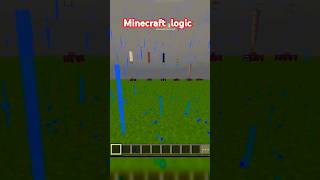 Minecraft logic 😱😱😱 minecraft gaming new minecraftshorts minecraftmemes shorts [upl. by Eendyc]