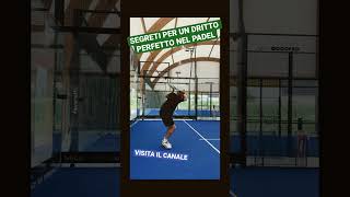 Segreti per un dritto perfetto nel padel  Padel tutorial padel padelmoments [upl. by Nosinned]