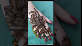 Unique simple and stylish finger mehndi design ❤ 🥰 mehndi shortvideo song trending instagram [upl. by Doherty588]