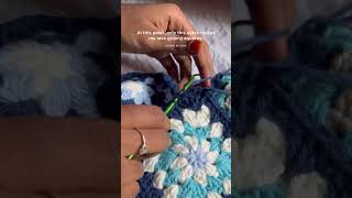 I hate attaching granny squares crochetcommunity grannysquare crochet [upl. by Colet]