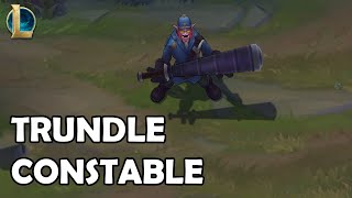 Constable Trundle  Skin Spotlight from League of Legends [upl. by Thamora]