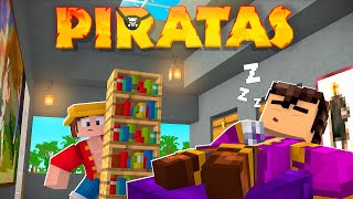 NOS COLAMOS en CASA de VEGETTA777 MINECRAFT PIRATAS 5 [upl. by Hannahc192]