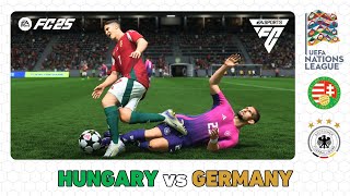 HUNGARY vs GERMANY  UEFA Nations League 202425  EA SPORTS FC 25 [upl. by Bink666]