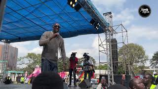 Bien Performs TUJIANGALIE Live At Gen Z Shujaaz Memorial Concert Uhuru Park [upl. by Zoellick14]