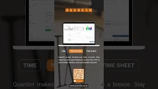 Boost your productivity with Quantim 🕒1 timesheet timetracking timemanagement quantim [upl. by Junina]