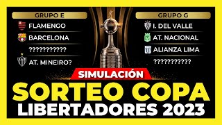 Simulación del Sorteo Copa Libertadores 2023 🏆 [upl. by Stephi]