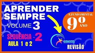 ✔️9º ANO I APRENDER SEMPRE VOL03 I PÁG  69 I AULAS 1 E 2  A LINGUAGEM NA MATEMÁTICA ÁLGEBRA [upl. by Sikras]