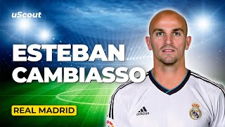 How Good Was Esteban Cambiasso at Real Madrid [upl. by Amimej]