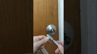 How To Unlock a Cheap Doorknob GameBoy090 [upl. by Ahsataj]